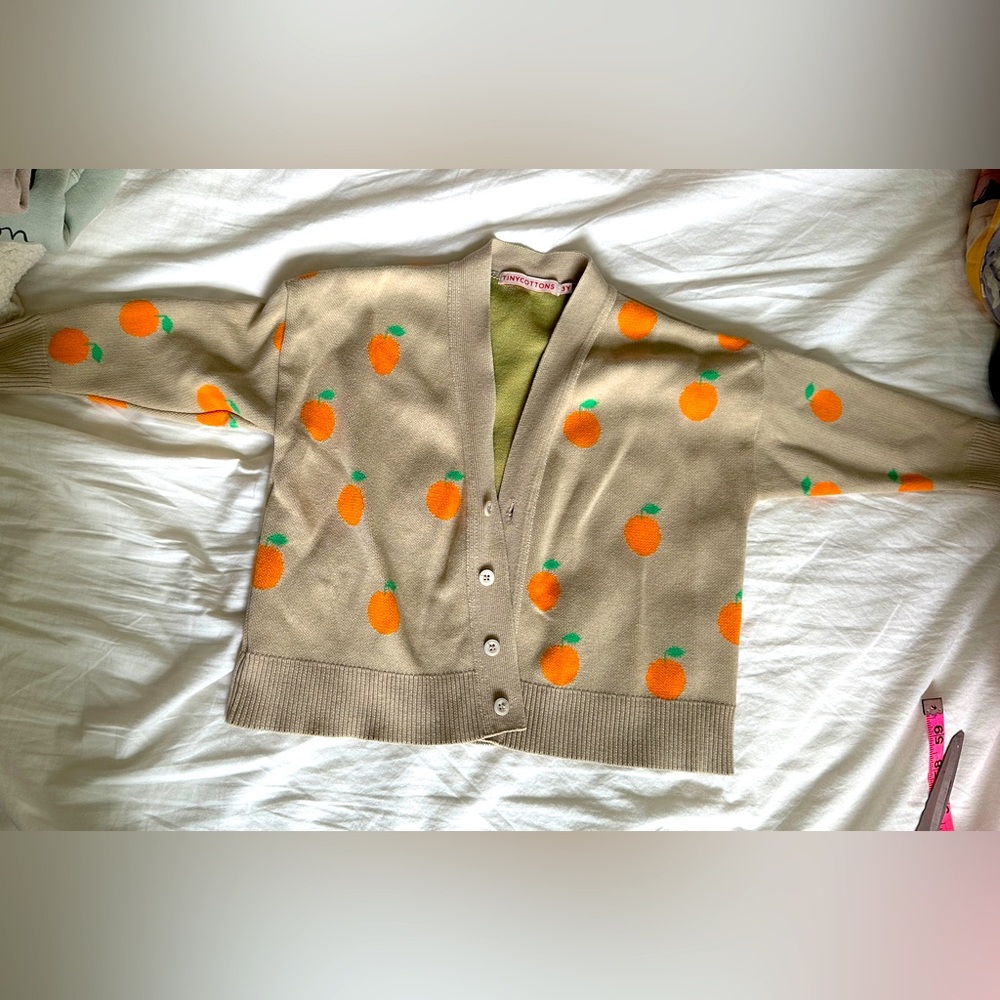 Tinycottons Oranges cardigan